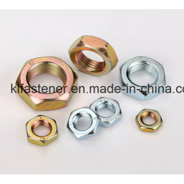 DIN439 Steel Hexagon Half Nuts